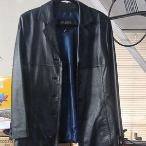 Wilson Classic Black Leather Jacket